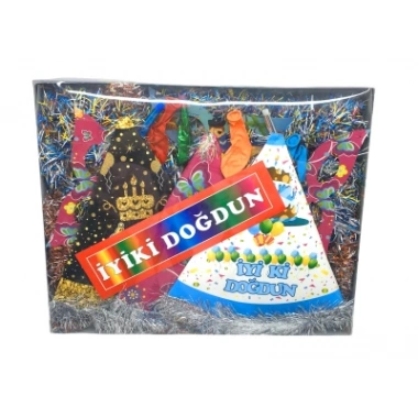 ŞEFFAF KÜÇÜK PARTİ SETİ TAKIM SÜS (5468)