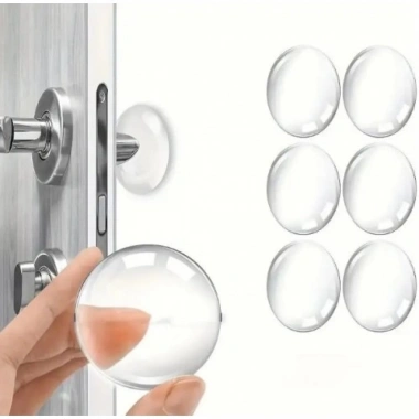 Şeffaf  Silikon Mobilya ve Kapı Durdurucu Darbe Pedi 6 lı (5468)