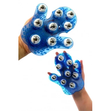 Selülit Giderici Masaj Eldiveni 9 Bilyeli Palm Masaj Eldiven Tam Vücut
