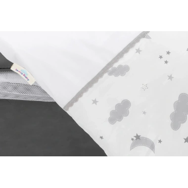 Sema Baby 6 Parça Lüks Park Yatak Bebek Uyku Seti - Moon