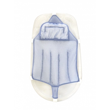 Sema Baby Köpüklü Kafa Destekli Bebek Banyo Filesi - Mavi