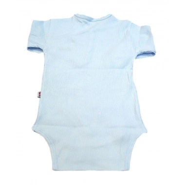 Sema Baby Uzun Kol Kaşkorse Badi (Body) - Mavi  6-12 Ay