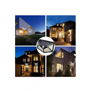 SENSÖRLÜ GÜNEŞ ENERJİLİ DUVAR LAMBASI