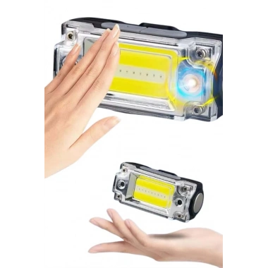 Sensörlü Kamp Lambası Ayarlanabilir Kafa Lambası Kafa Bantlı