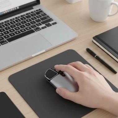 Sessiz Kablosuz Mouse – Wireless Optik Mouse, Sessiz Tıklama, Ergonomik Tasarım (5468)