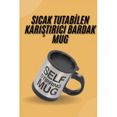Sıcak Tutan Termos Bardak Kendi Kendini Karıştıran Mikser Kupa