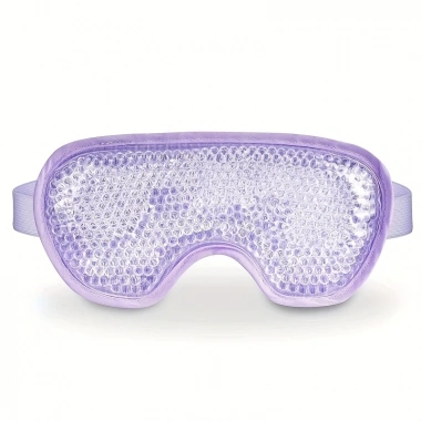 Sıcak Ve Soğuk Boncuklu Buz Jeli Terapi Göz Maskesi (Mor)