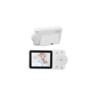 Sıcaklık Sensörlü Güvenli Bebek Kamerası İki Yönlü Ses