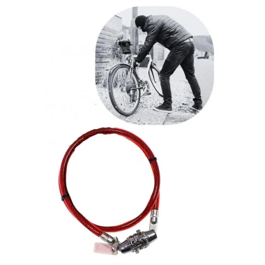 Şifreli Pratik ve Sağlam Bisiklet Kilidi (5468)