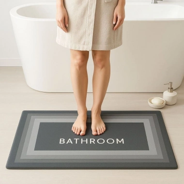 Sihirli Süper Su Emici Kaymaz Tabanlı Uzun Paspas 40*120 cm (5468)