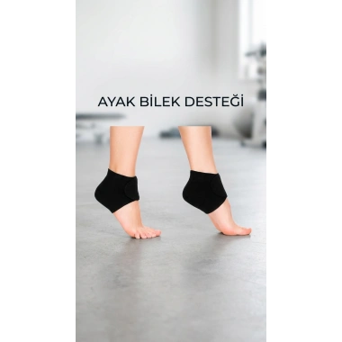 Silikon Taban Ortopedik 2li Topuk Dikeni Destek Çorap Seti