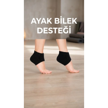 Silikon Tabanlı Ortopedik 2li Topuk Dikeni Destek Çorap Seti