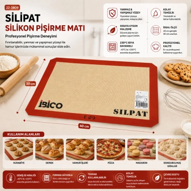 FIRIN PİŞİRME MATI 30X40CM (5468)