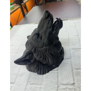 Siyah Ayı Figürü Duvar Dekoru Asılabilir Hediyelik Heykel 25x19 cm