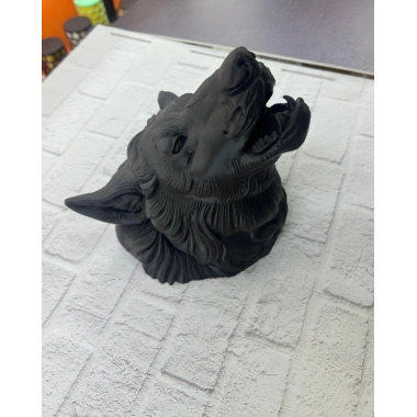 Siyah Ayı Figürü Duvar Dekoru Asılabilir Hediyelik Heykel 25x19 cm
