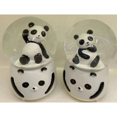 Siyah-beyaz Panda Kar Küresi Büyük Boy