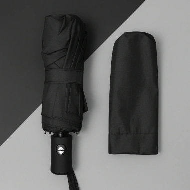 Siyah Kılıflı Otomatik Kompakt Şemsiye