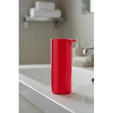 Soft Pembe Şeffaf Akrilik Sıvı Sabunluk 250 ml