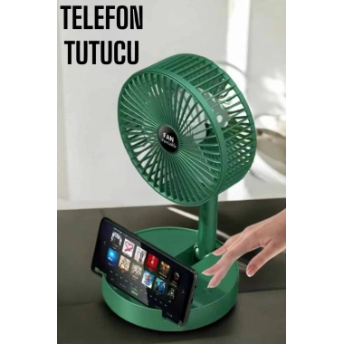Soğutucu Vantilatör Telefon Standlı Mini Fan