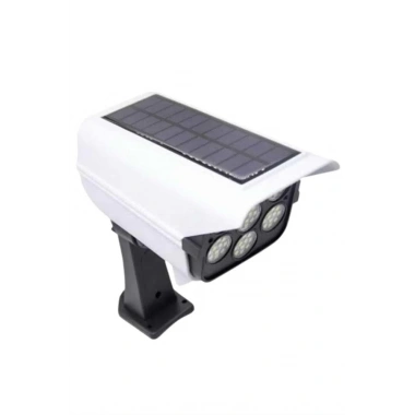 Solar Bahçe Aydınlatması Hareket Sensörlü Uzaktan Kumandalı Kamera Görünümlü