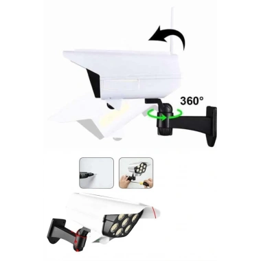 Solar Bahçe Lambası Uzaktan Kumandalı Kamera Görünümlü Hareket Sensörlü