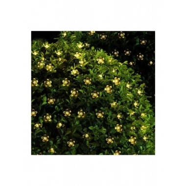 Solar Çiçekli Dekoratif 30 Led Bahçe Lambası