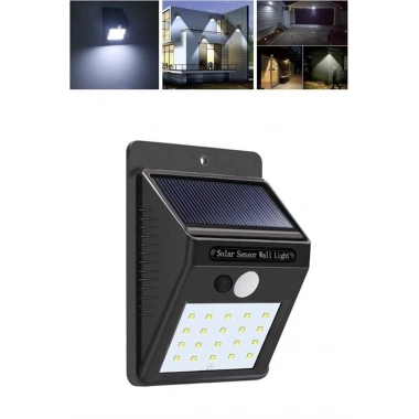 Solar Dekoratif Lambası Sensörlü Led Işık Bahçe Aydınlatma