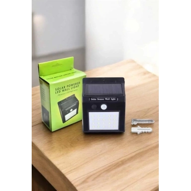 Solar Güneş Enerji Panelli Sensörlü Lamba Enerji Tasarruflu