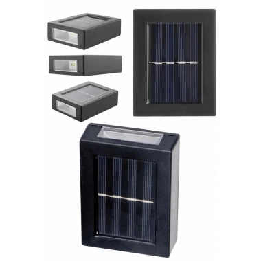 Solar Lamba Dekoratif Aplik Su Geçirmez Led Işıklı Duvar Lambası