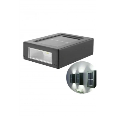 Solar Lamba Dekoratif Aplik Su Geçirmez Led Işıklı Duvar Lambası