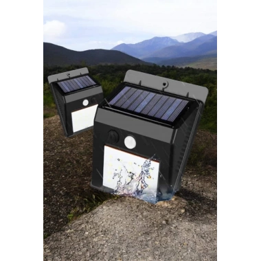 Solar Lamba Giriş, Bahçe Yol Avlu Hareket Sensörlü Led Parlak Gece Su Geçirmez