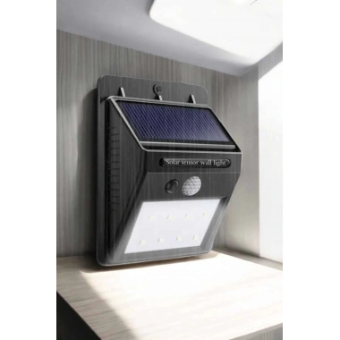 Solar Lamba Giriş, Bahçe Yol Avlu Hareket Sensörlü Led Parlak Gece Su Geçirmez