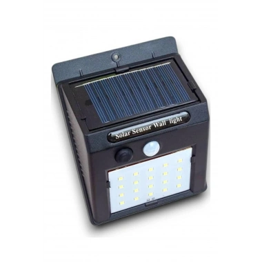 Solar Sensörlü Duvar Lambası Bahçe Lamba 20 Led Işık