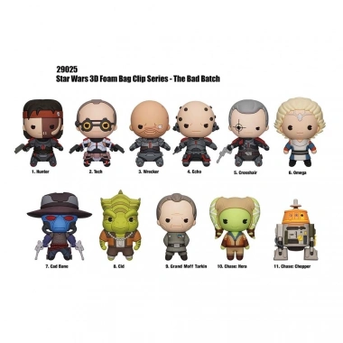 Star Wars Bad Batch Klipsli Figür