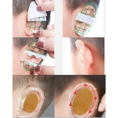 Su Geçirmez Yapışkanlı Kulak Koruyucu Bant 10 lu Paket (5468)