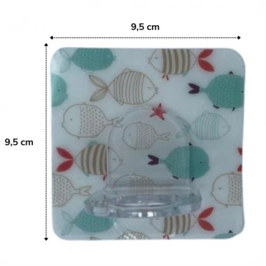 Süper Yapışkanlı Çok Amaçlı Cember Askı 2 Adet (5468)