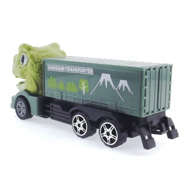 Sürtmeli T-Rex Kafalı Mini Konteynır Tır