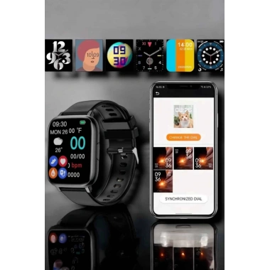 Suya Dayanıklı Bluetooth Akıllı Saat GPS, Adımsayar, Nabız & Sağlık Takibi