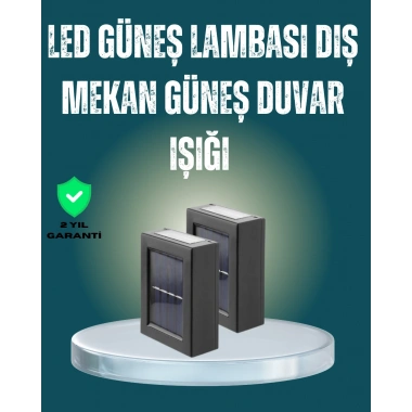 Suya Dayanıklı Güneş Enerjili Bahçe Lambası