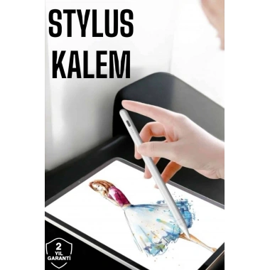 Tablet Kalemi Stylus Pen Dokunmatik Kalem Android Ve İOS Uyumlu Şarjlı