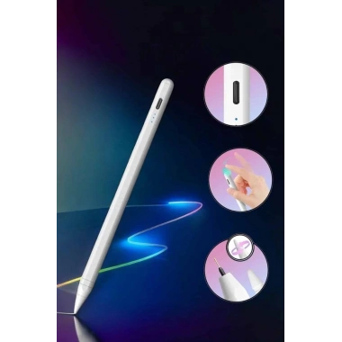 Tablet Kalemi Stylus Pen Dokunmatik Kalem Android Ve İOS Uyumlu Şarjlı