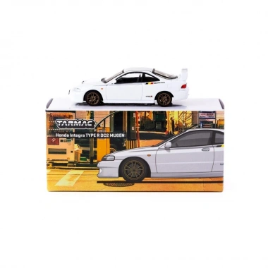 Tarmac Works 1/64 Honda Integra TYPE R DC2 MUGEN Championship White