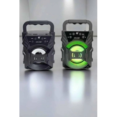 Taşınabilir Bluetooth Hoparlör Led Işıklı Uzun Pil Ömrü