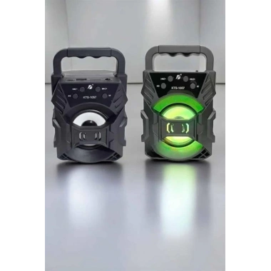 Taşınabilir Bluetooth Hoparlör Led Işıklı Uzun Pil Ömrü