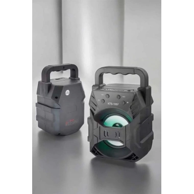 Taşınabilir Bluetooth Hoparlör Led Işıklı Uzun Pil Ömrü
