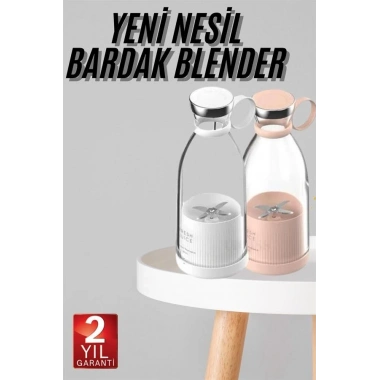 Taşınabilir Kablosuz Şarjlı Kişisel Smoothie El Blender Mini Meyve Sıkacağı