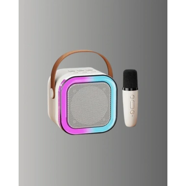 Taşınabilir Karaoke Mikrofon Seti Bluetooth Hoparlörlü