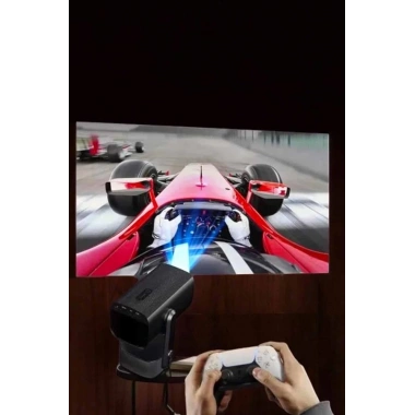 Taşınabilir Sinema Oyun Projektörü Akıllı Projeksiyon Android 11