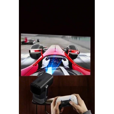 Taşınabilir Sinema Oyun Projektörü Akıllı Projeksiyon Android 11