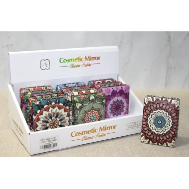 Taşlı El Aynası Dikdörtgen Kalın Model 4